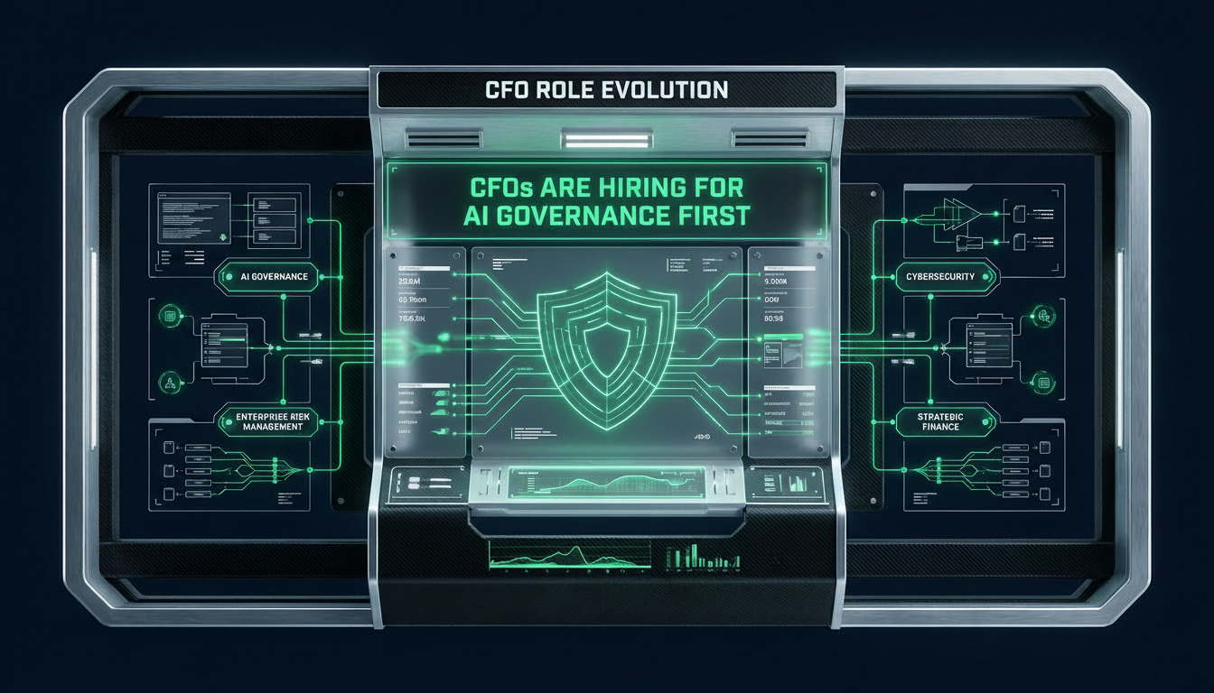 CFOs are hiring for AI governance first