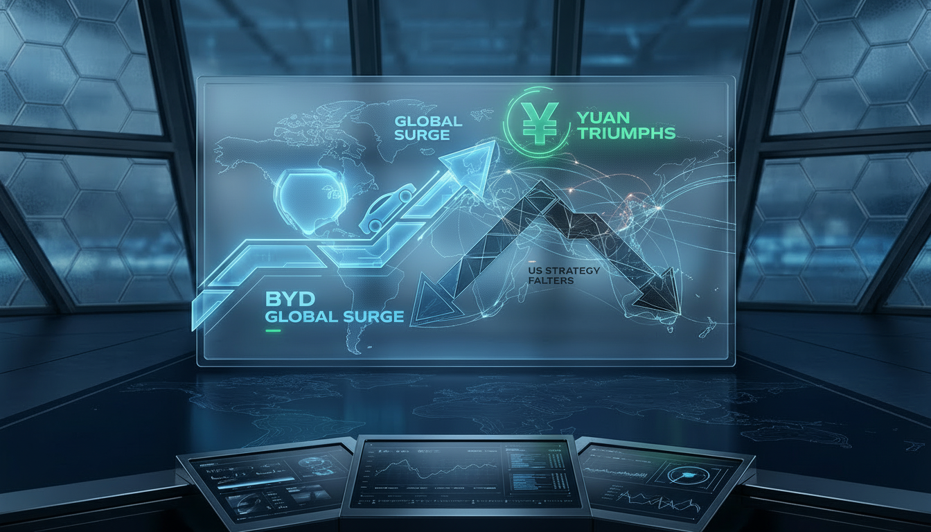 BYD Global Surge, Yuan Triumphs, US Strategy Falters