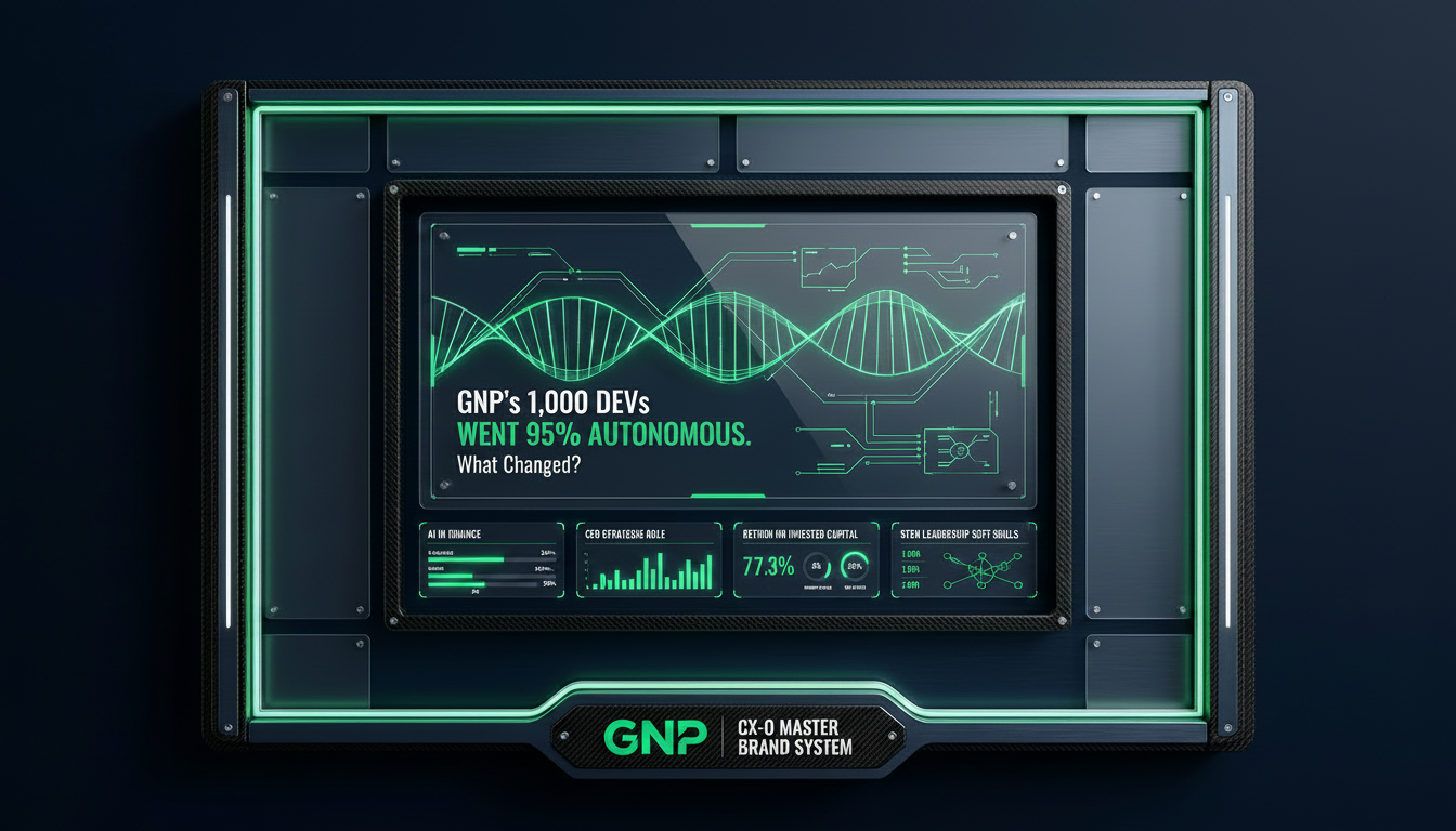 GNP’s 1,000 Devs Went 95% Autonomous. What Changed?