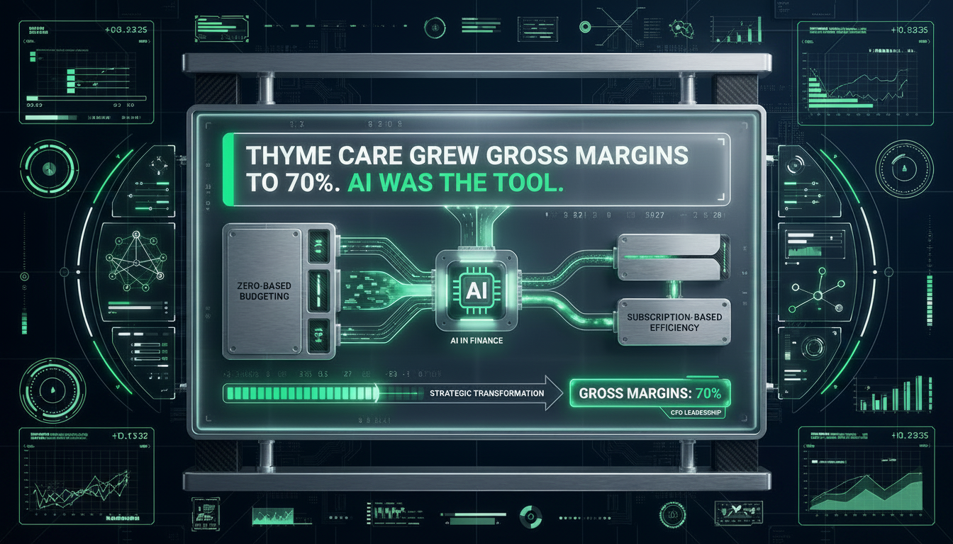 Thyme Care Reaches 70% Gross Margin with AI