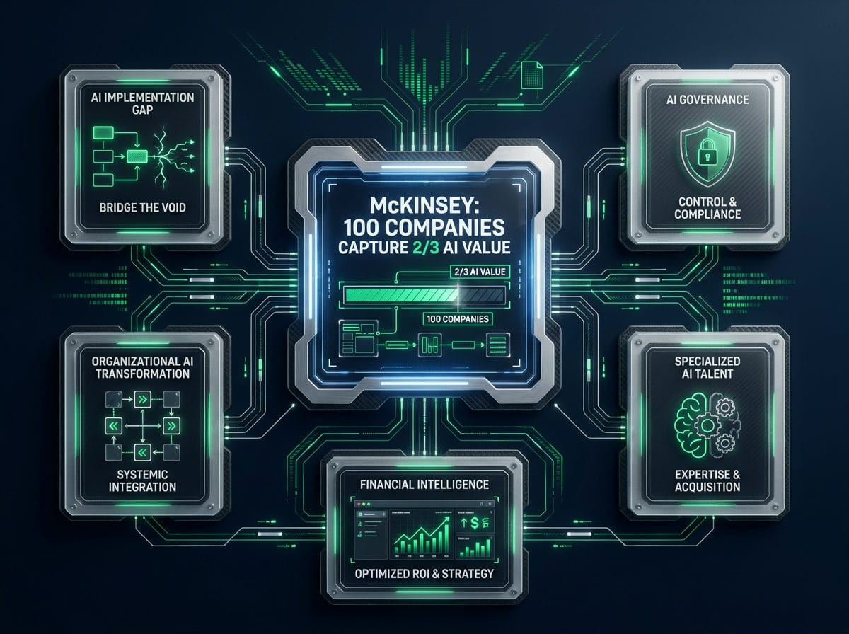 McKinsey Says Less Than 100 Firms Capture Two-Thirds AI Value