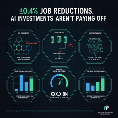 AI: fund it, don't fear it. -0.4% jobs lost.