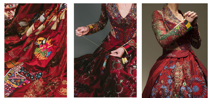 Vestido Rojo la conexión global a través del arte de 380 artistas de 51 paises