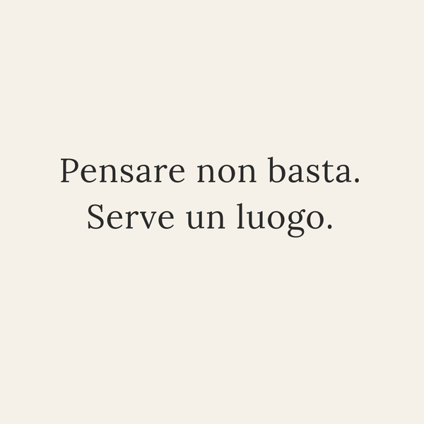 Il quaderno come spazio di pensiero