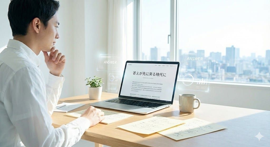 答えが先に来る時代に