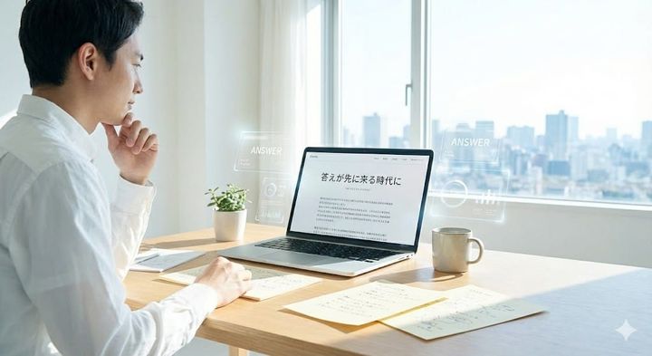 答えが先に来る時代に