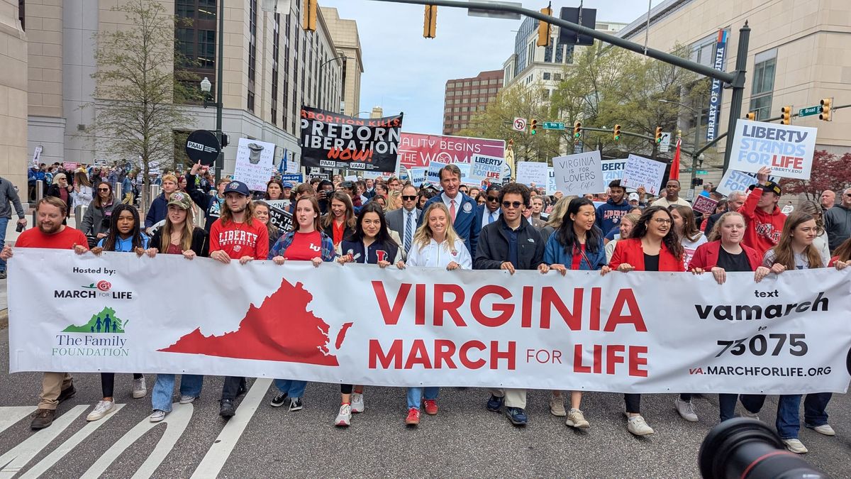 Virginia March for Life Rally and Progressive Language