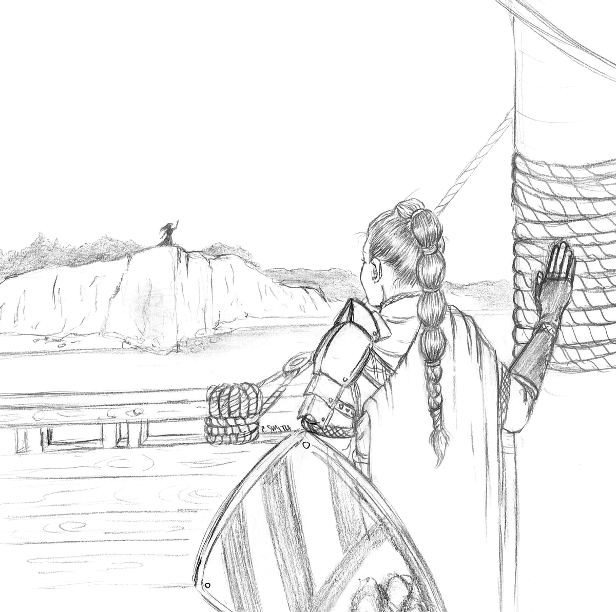 Upon the Cliffside Still