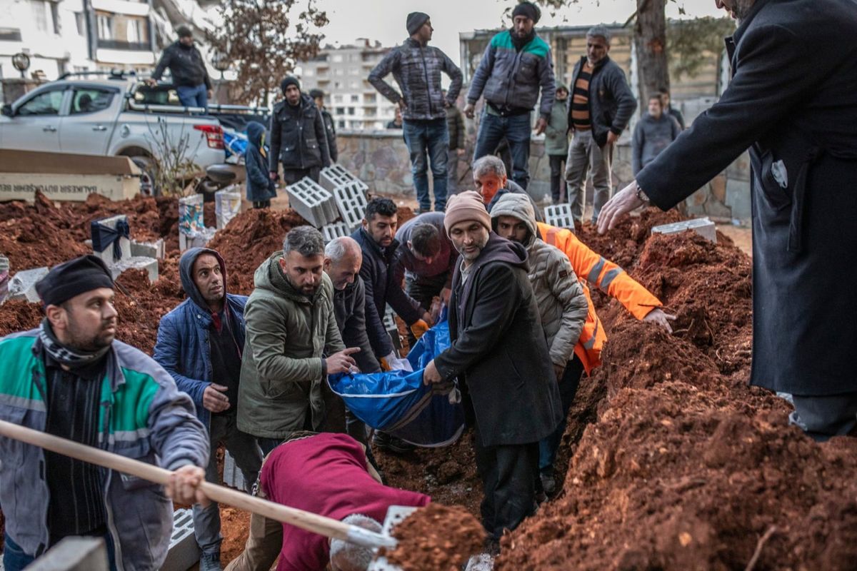 Nurdağı, 9 Şubat 2023. Fotoğraf: Alessio Mamo, The Guardian.