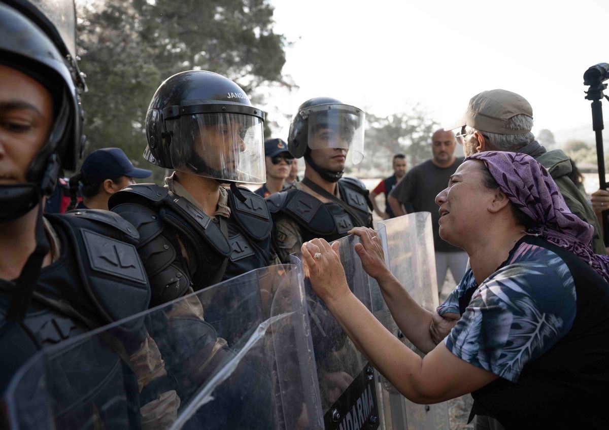 İkizköy, 29 Temmuz 2023. Fotoğraf: Bülent Kılıç, AFP.