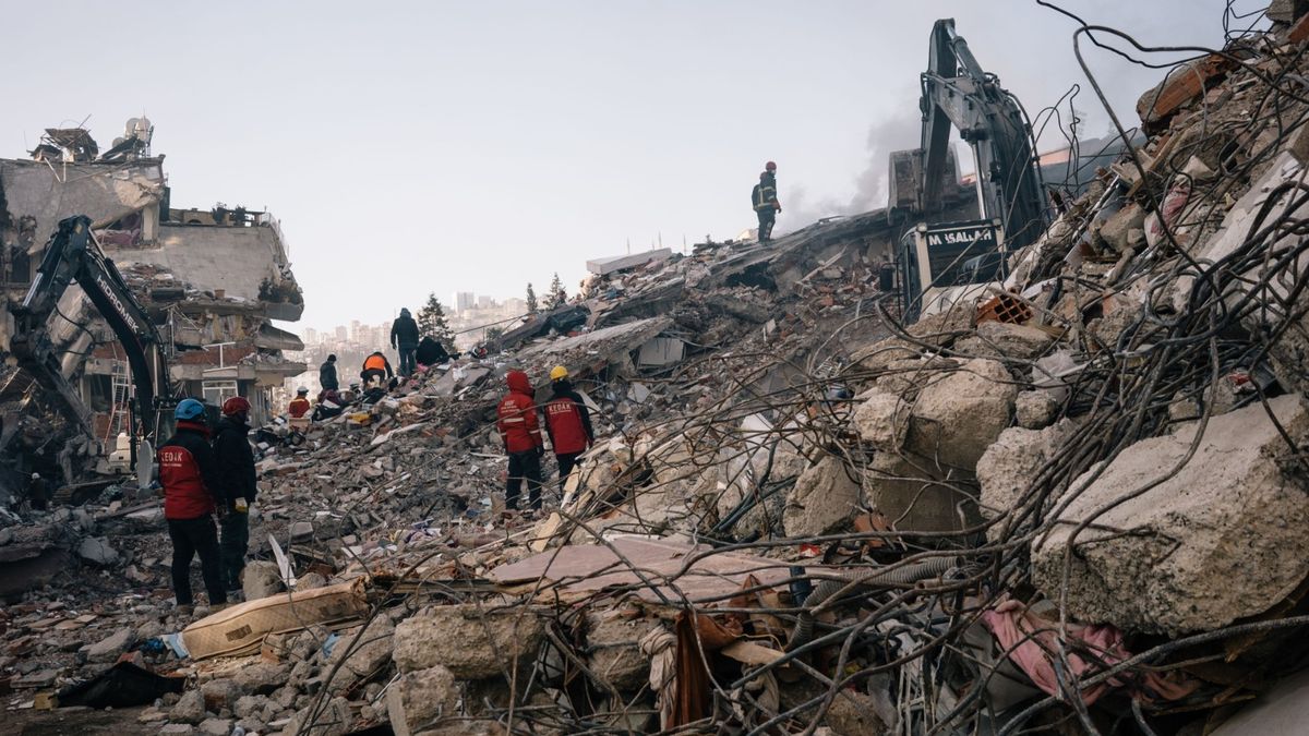 Kahramanmaraş, 9 Şubat 2023. Fotoğraf: Alice Martins, The Washington Post.