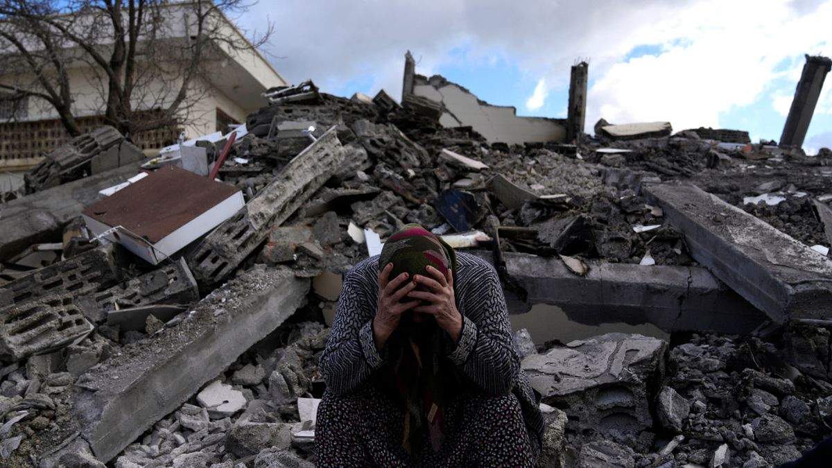 Nurdağı, Gaziantep, 7 Şubat 2023. Fotoğraf: Khalil Hamra, AP.