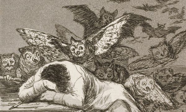 "Aklın Uykusu Canavarlar Doğurur", Francisco Goya, 1799.
