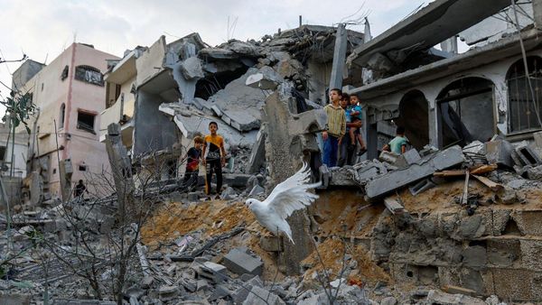 Gazze, 11 Ekim 2023. Fotoğraf: İbrahim Ebu Mustafa, Reuters.