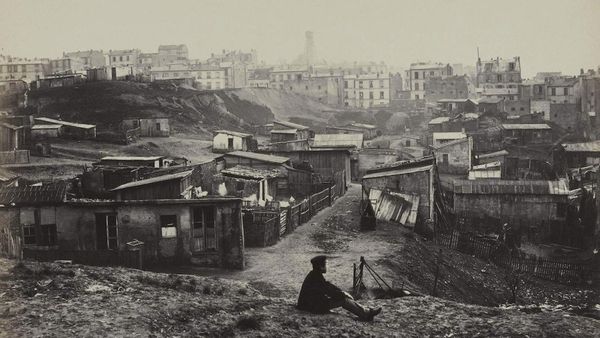 Rue Champlain, Paris, 1877-78. Fotoğraf: Charles Marville.