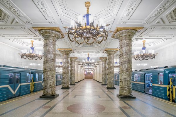Avtovo Metro İstasyonu, St Petersburg, Rusya. Fotoğraf: Christopher Herwig.