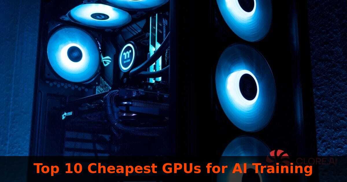 Top 10 Cheapest GPUs for AI Training