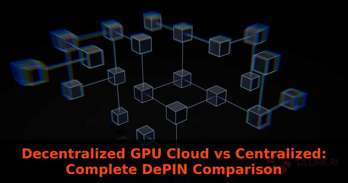 Decentralized GPU Cloud vs Centralized: Complete DePIN Comparison