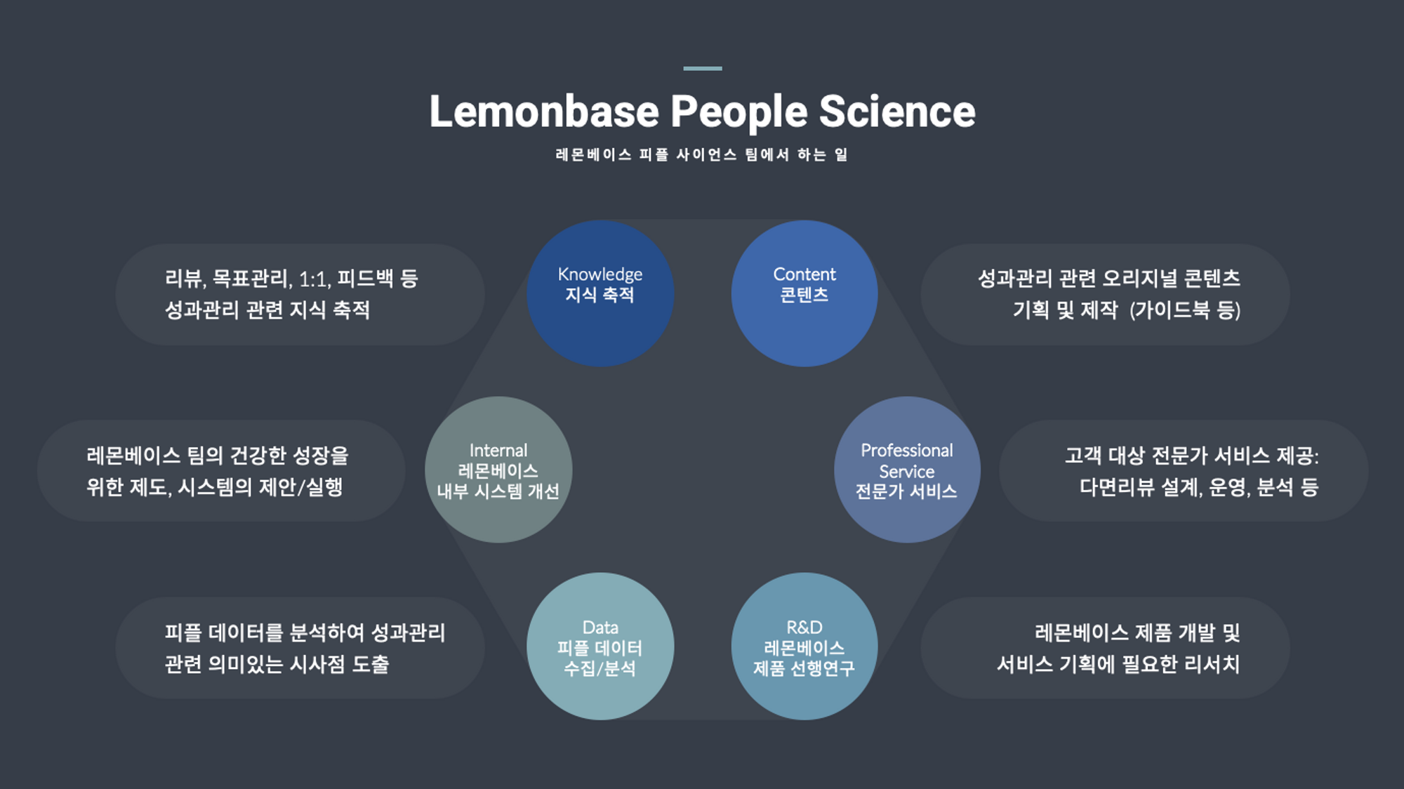 레몬베이스 피플 사이언스팀에서 하는 일