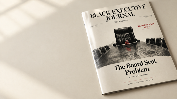 Introducing the first issue of Black Executive Journal — The Magazine