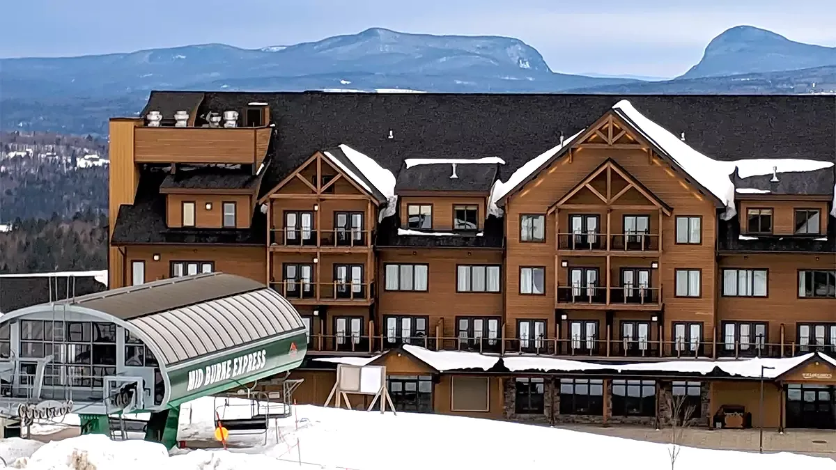The iconic view from Burke Mountain looking through the Willoughby Gap.