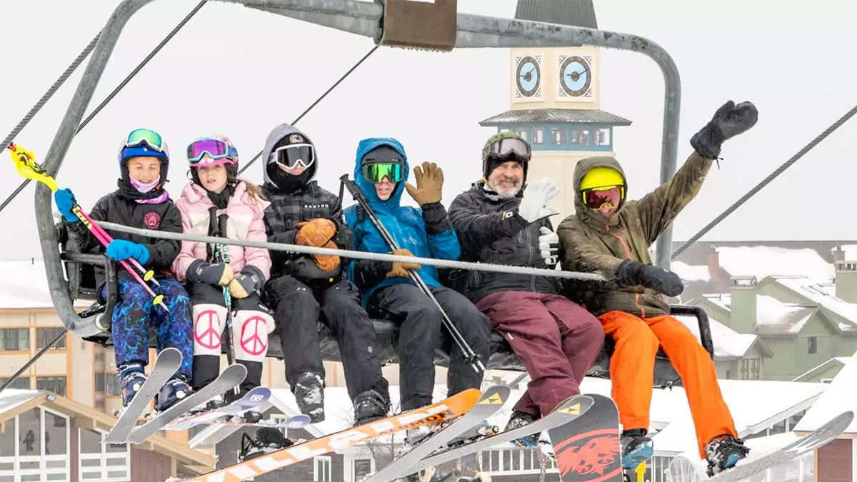 Stratton also opened for the season today to 4" of manky fun.  📷 Stratton