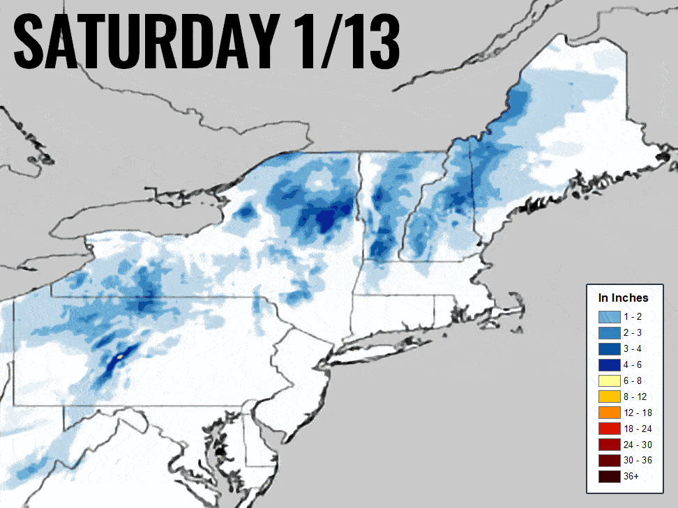 Remember, standard NWS interpolated snowfall underestimates mountain snow.