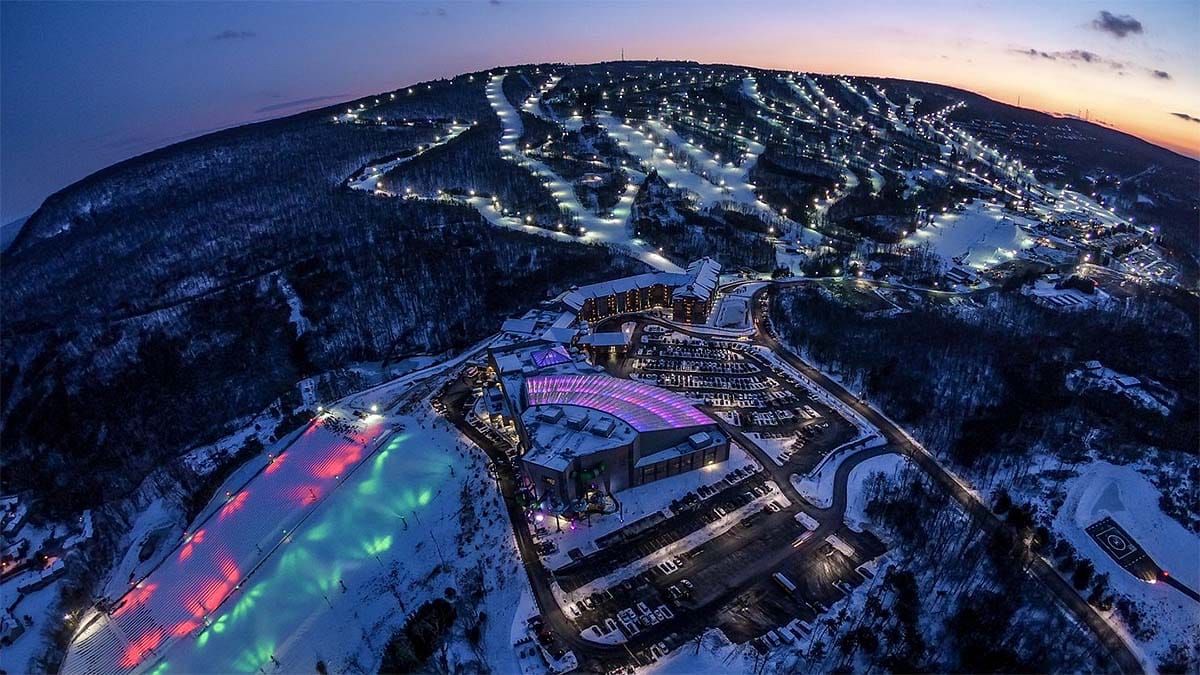 Camelback is king of the Poconos and is way more than just a ski resort. 📷 Camelback Resort