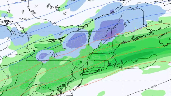 There's a potential slider on the way with deeper cold behind it.