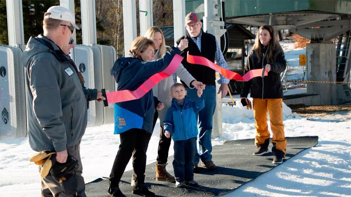 Gore opened their new Bear Cub Quad today servicing beginner terrain.  📷 Gore Mountain