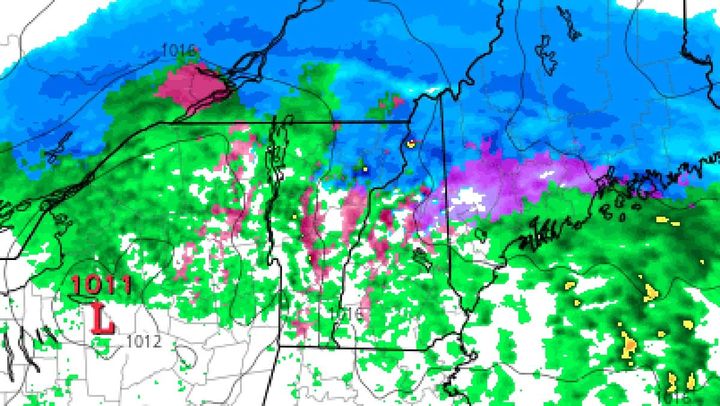 Look at it as if it was a smorgasbord of precipitation types.
