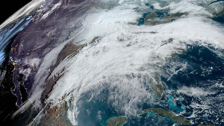 That's our storm brewing over Kansas right now!