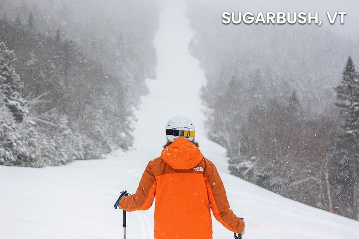Sugarbush reported 7" from this storm however some said it was closer to a foot up top. 📷 Sugarbush