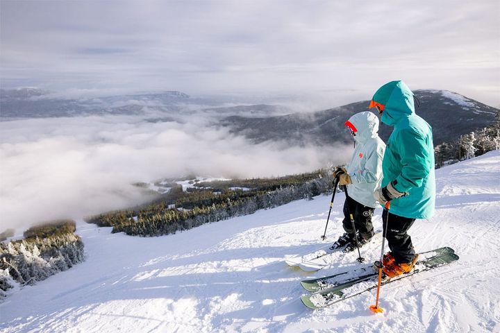 Sugarloaf reported 7" on Sunday and was one of a handful of ski areas that stayed all snow in this last storm.  📷 Sugarloaf
