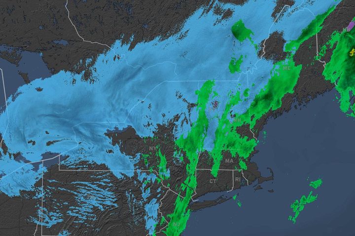 Composite radar from 6:30AM on Thursday.