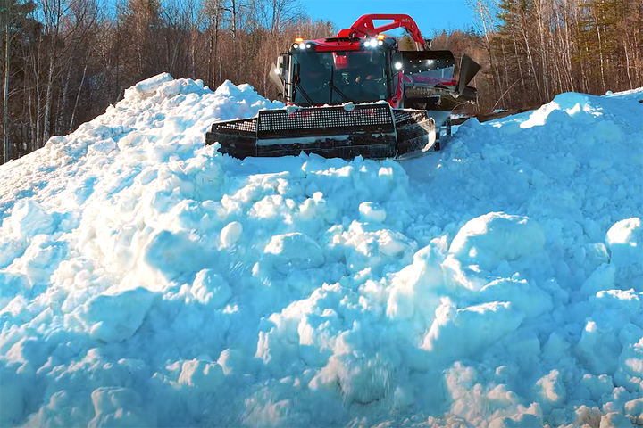 It's snow farming season now to stretch as long as possible.  📷 Black Mountain