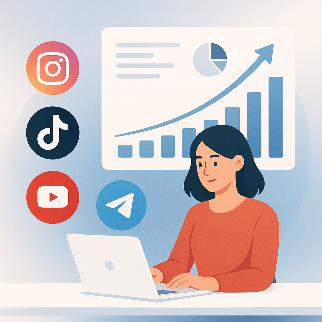 Master Social Growth: Strategies for Instagram, TikTok, and Telegram