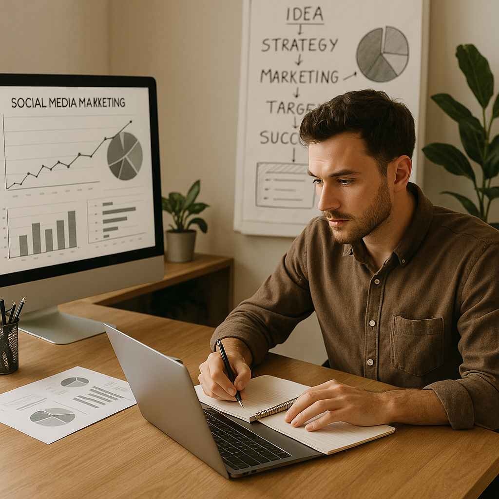 Rappresentazione grafica di un think tank con icone IA e politica