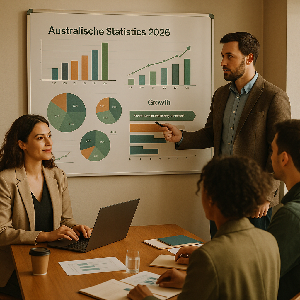 Australische Social-Media-Statistiken und Marketingstrategie-Dashboard für 2026
