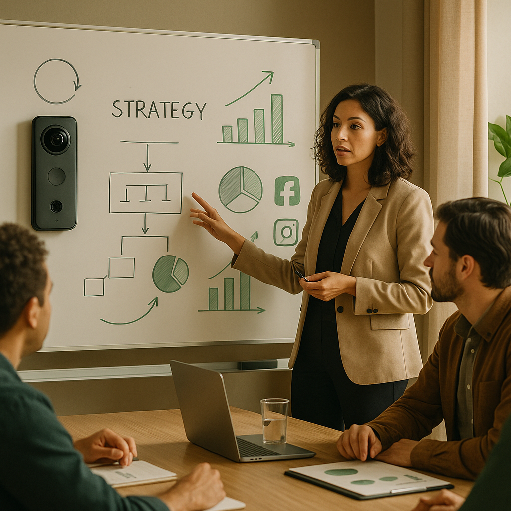 Flujo de trabajo con cámara 360 y Gaussian splats para crear contenido y estrategia de marketing en redes sociales