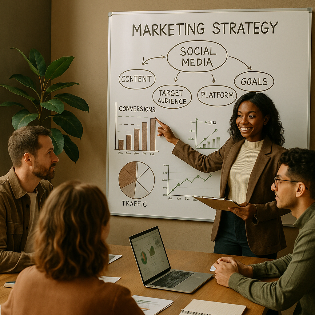 Responsable marketing analysant des indicateurs de conversion sur un ordinateur portable en 2026.