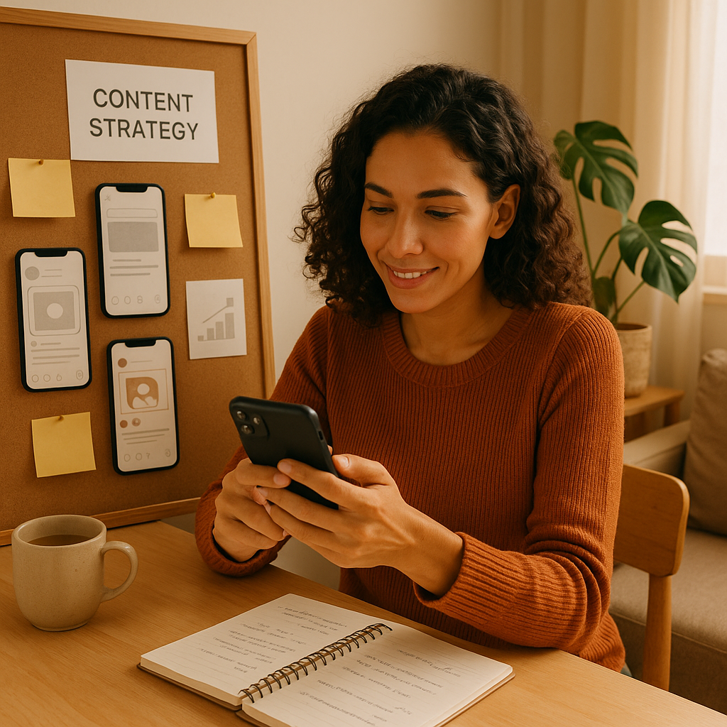 Creator reviewing Instagram monetization strategies on a laptop and phone in 2026