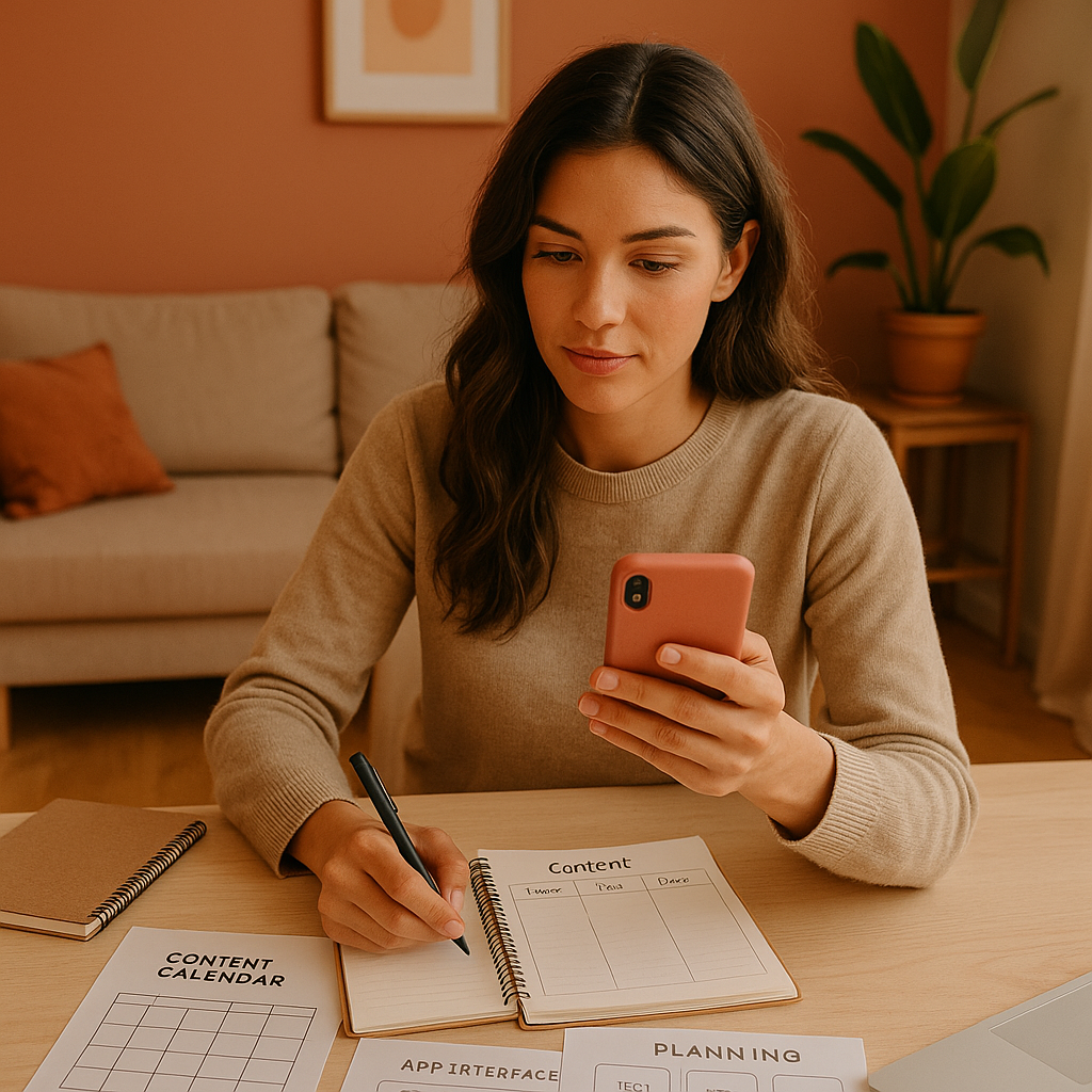 Creator analyseert Instagram-algoritmesignalen en publieksinzichten op een dashboard