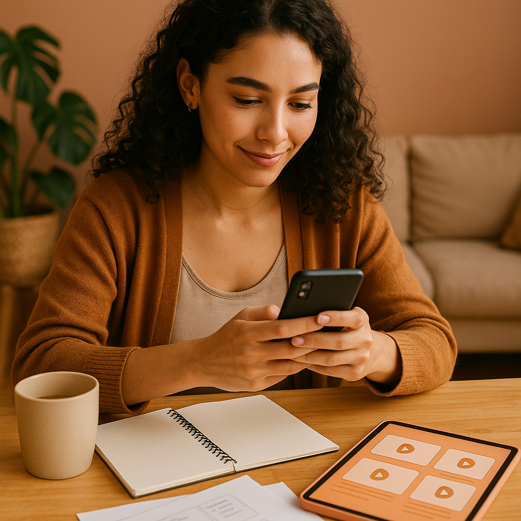 Interfaccia concettuale di Instagram con condivisione di foto che scompaiono e metriche di engagement dei creator