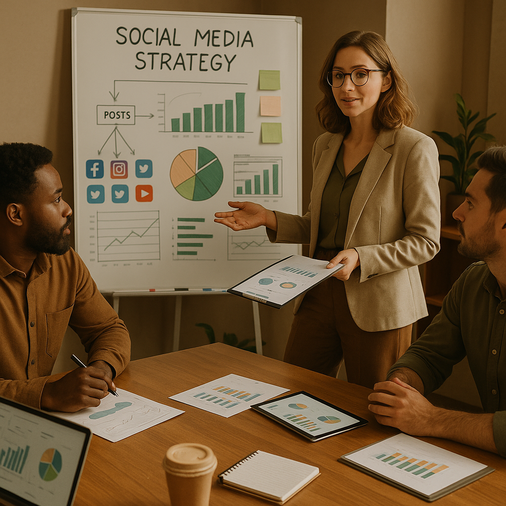 Visão de dashboard com ferramentas de agendamento de redes sociais para planejar posts e analisar resultados em 2026