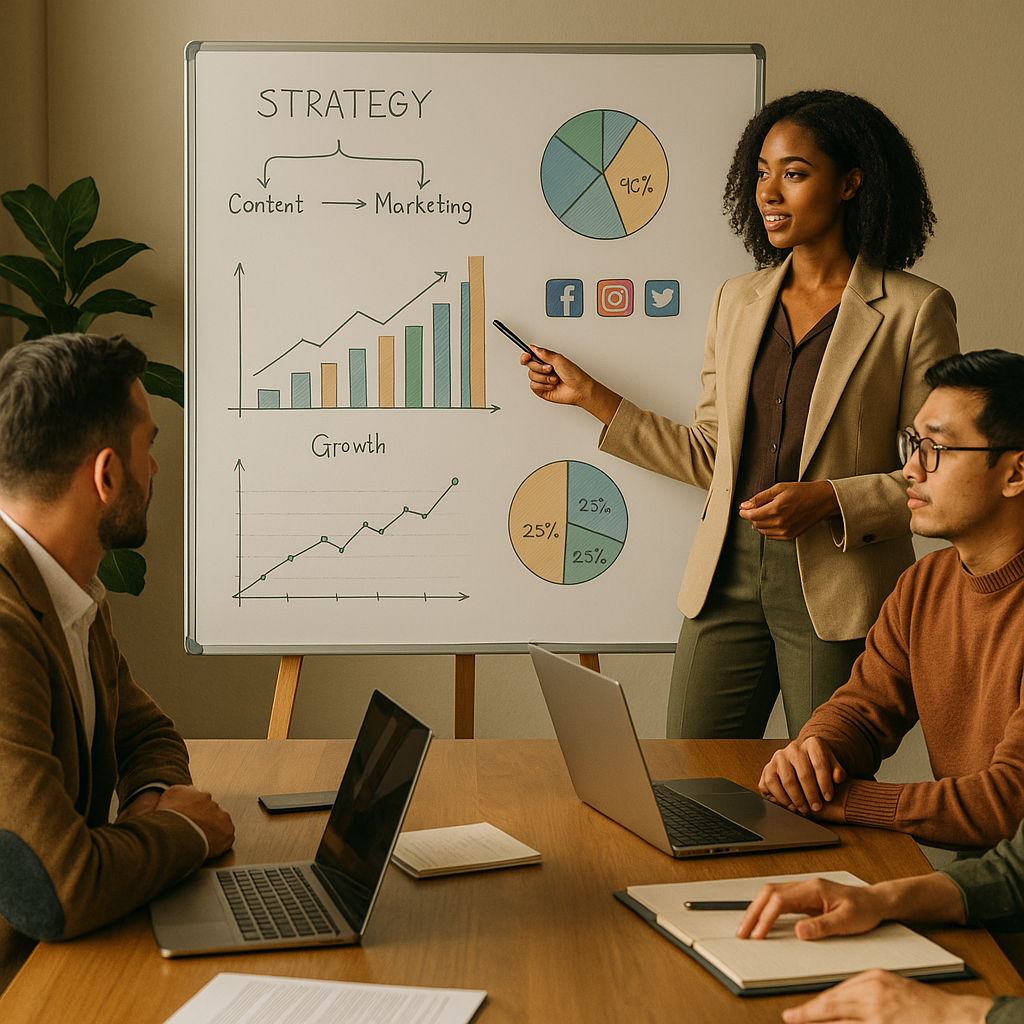 Dashboard analitica che mostra le metriche AEO per una strategia social media marketing nel 2026.