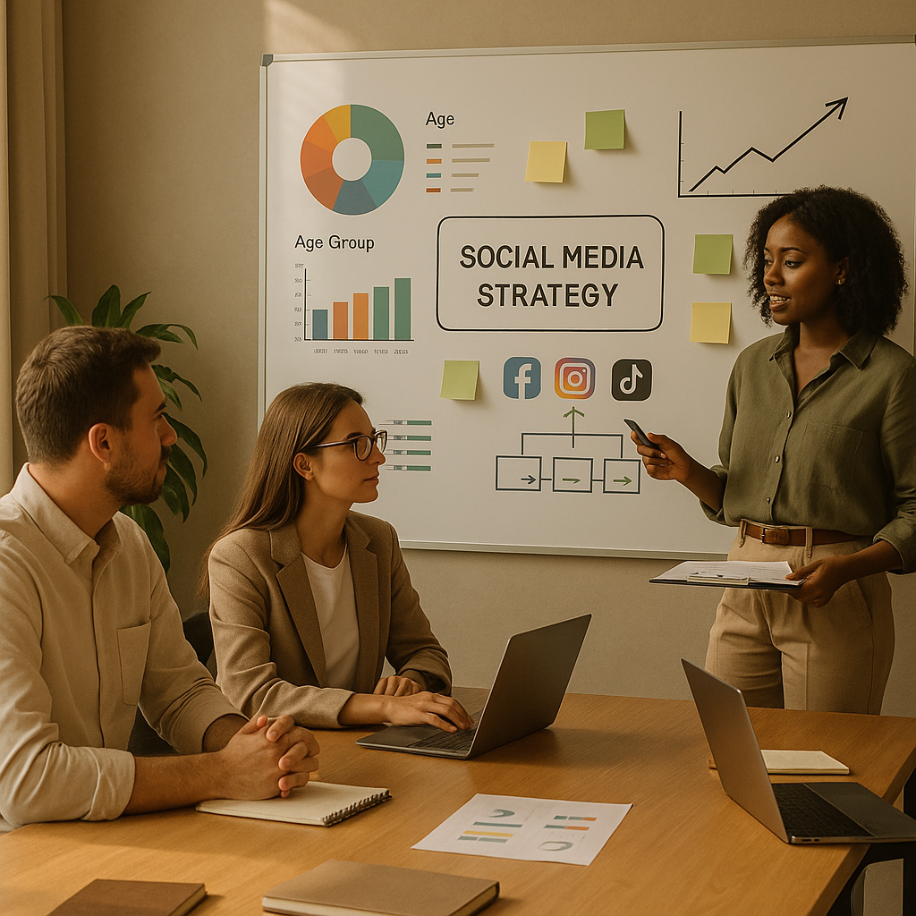 Analytics dashboard showing social media demographics in Australia 2026