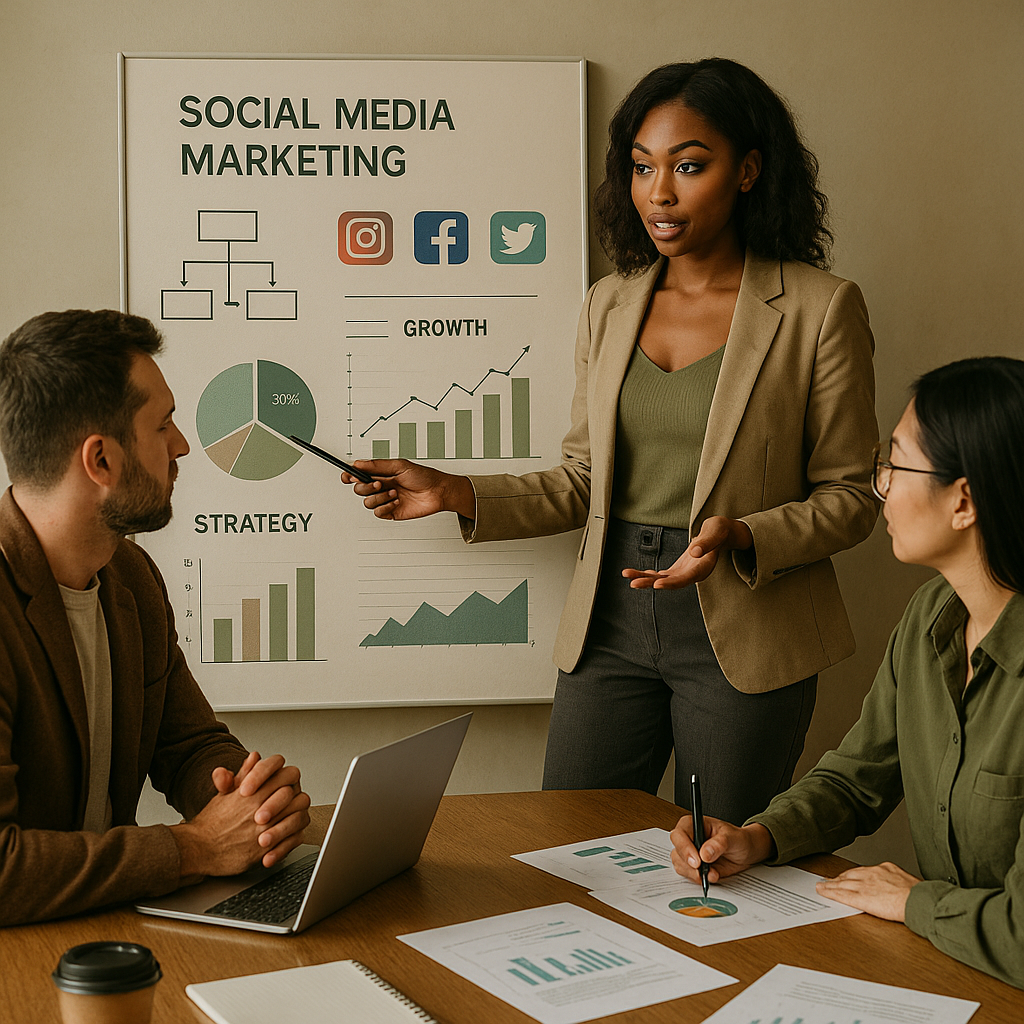 Illustration of social media platform icons with policy and age-restriction symbols
