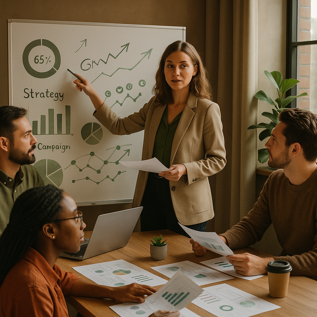 Responsable marketing social analysant les statistiques LinkedIn 2026 sur un tableau de bord