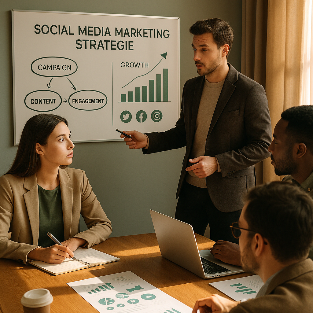 Illustration von X-Link-Posts und Social-Media-Analytics in einem Dashboard